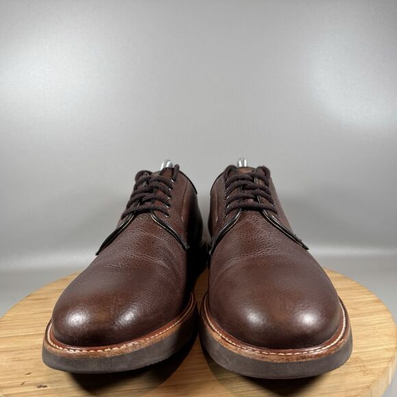 S Samuel Hubbard ’Highlander’ Mens 8.5 W‎ Brown Pebble Grain Leather Dress Shoes main image 6